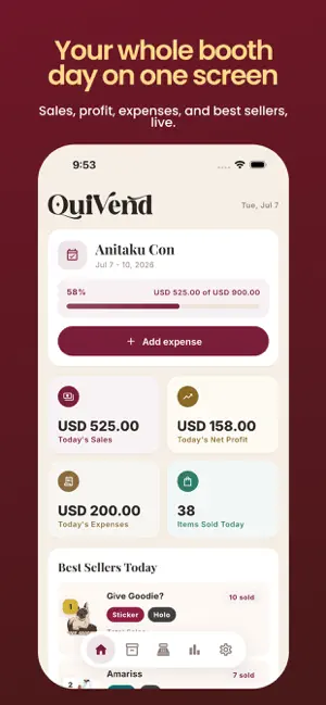 QuiVend: Vendor Companion screenshot 1