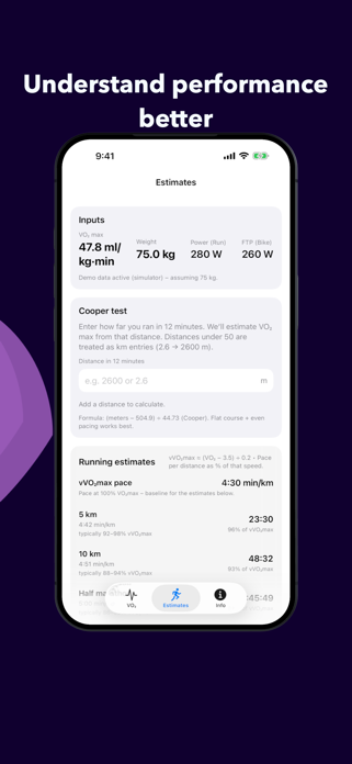 VO2 Max: Widget Notifications Screenshot 2 of 7