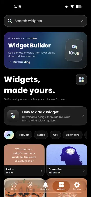 LiveWalls - 4K Live Wallpapers screenshot 7 of 7
