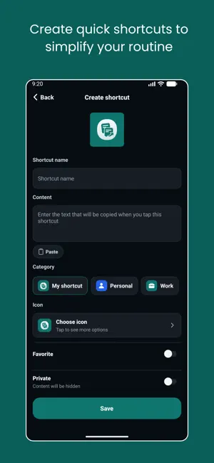 Quick Shortcut screenshot 1