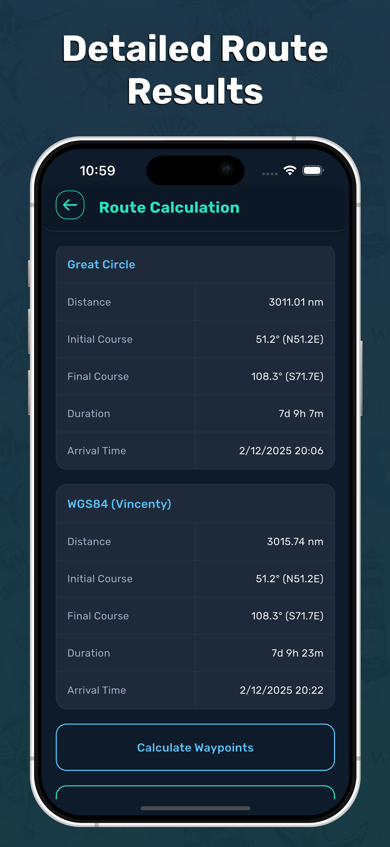 Nautical Calculator. screenshot 5