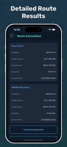 Nautical Calculator. Screenshot 5 of 5
