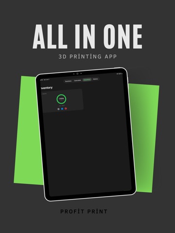 3DPrinter Cost Calculator iPad screenshot