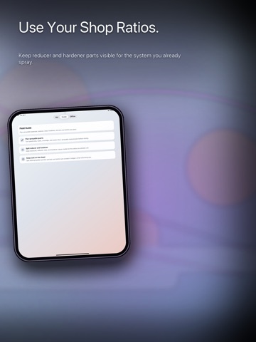 Auto Paint Mix Calc iPad screenshot