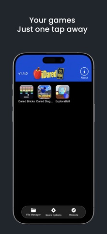 iDared 32bit app screenshot