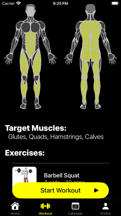 Cretos: Training and Fitness Screenshot
