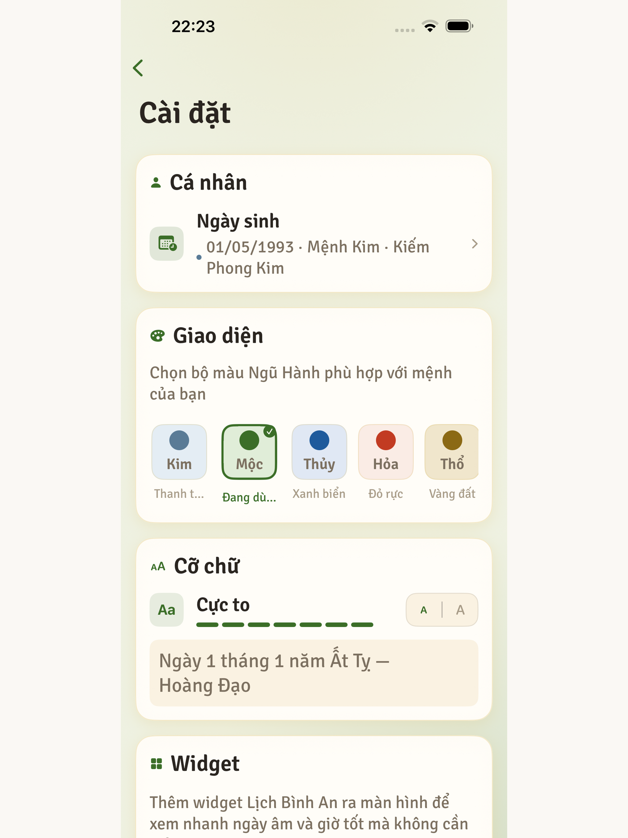 Lịch Âm - Lịch Bình An screenshot 16