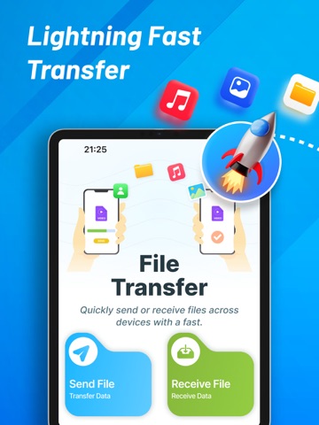 ShareXpress - File sharing iPad screenshot