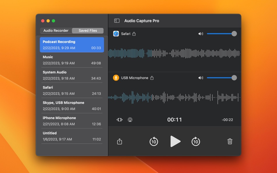 #2. Audio Capture Pro (macOS) By: Kenneth Kao