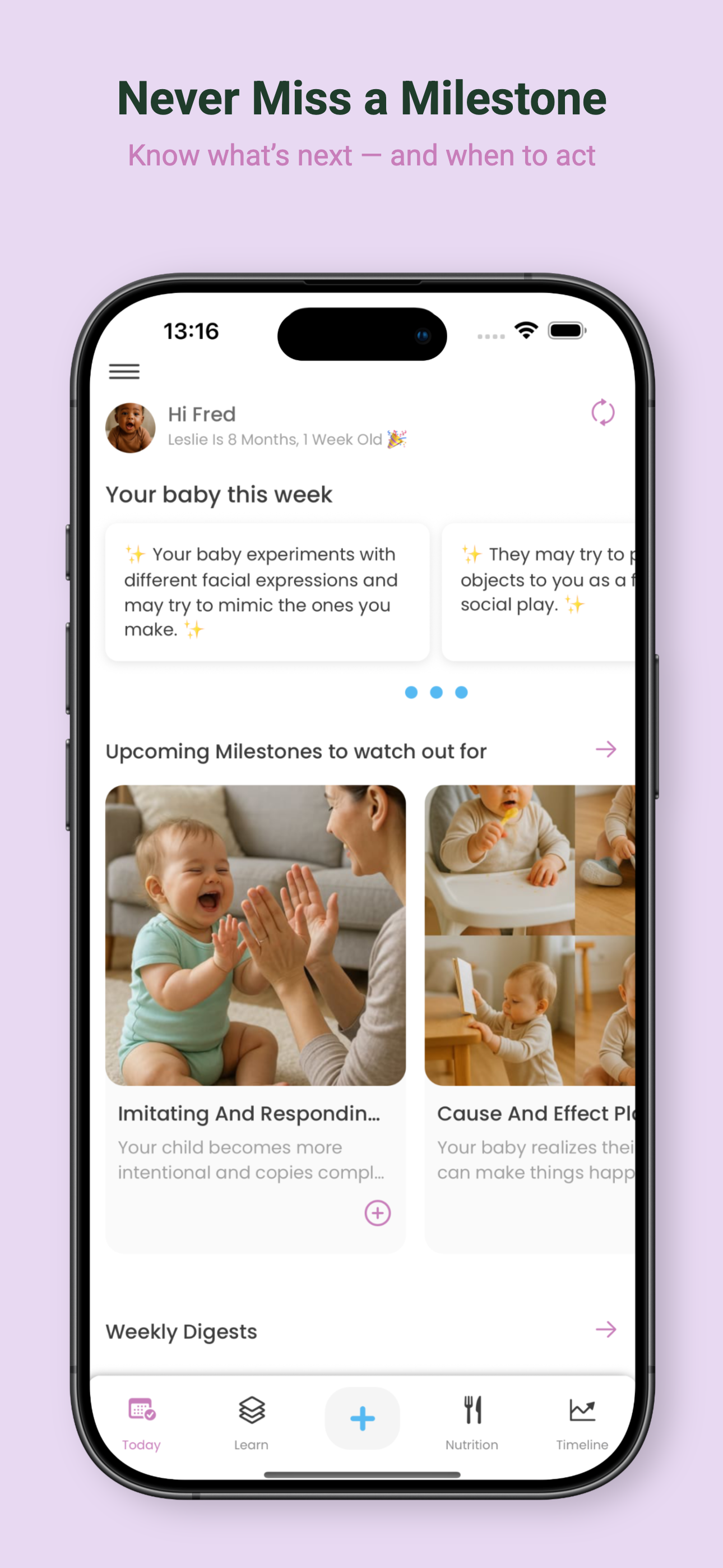 BabySteps App - Baby Tracker