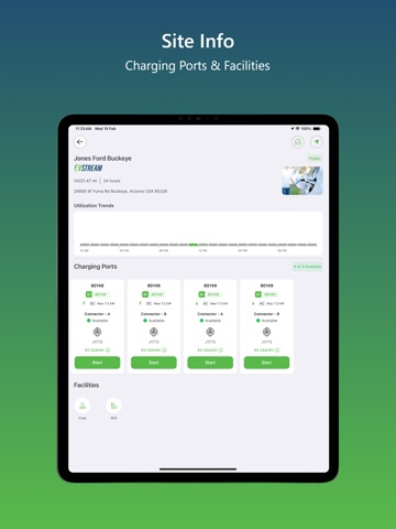 EV stream iPad screenshot