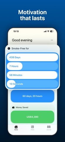 Quit Smoking Tracker - Quittt Screenshot 2 of 4