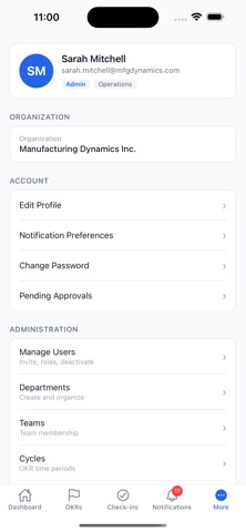 Kokum OKR screenshot