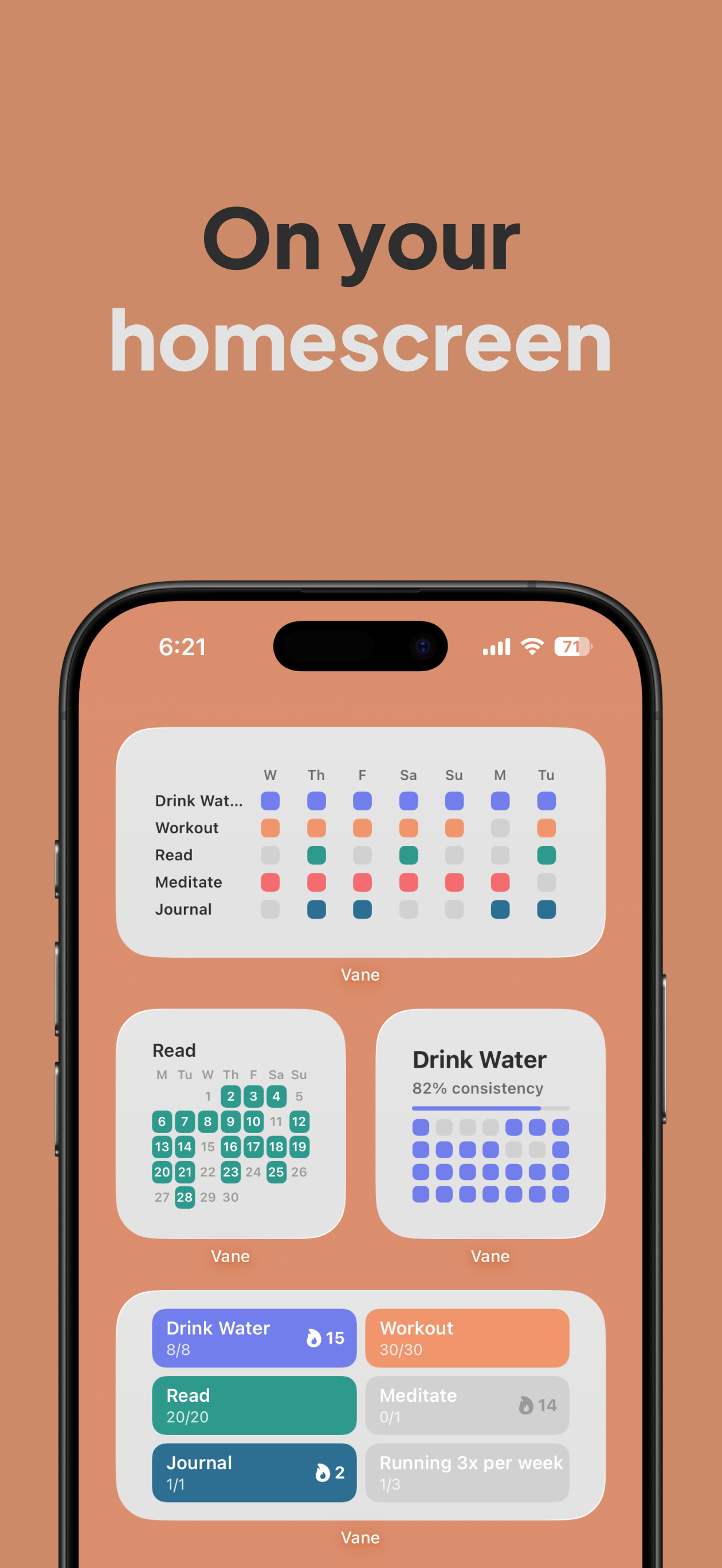 Vane: Habit Tracker