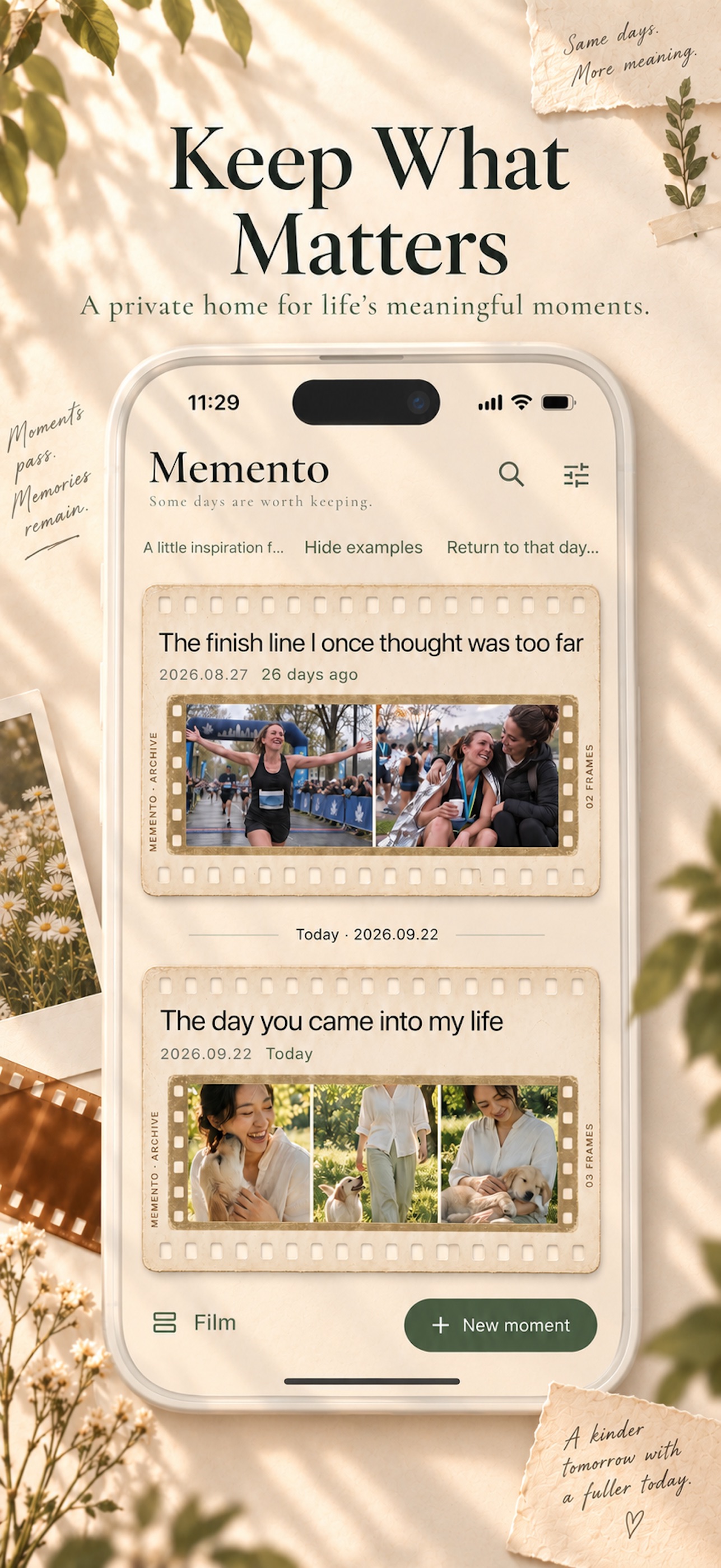 Screenshot 1 of Memento: Life Moments