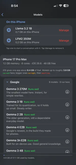Radiant - Local AI Chat screenshot 2