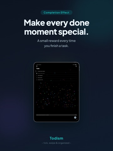 Todism - Simple To-Do List iPad screenshot