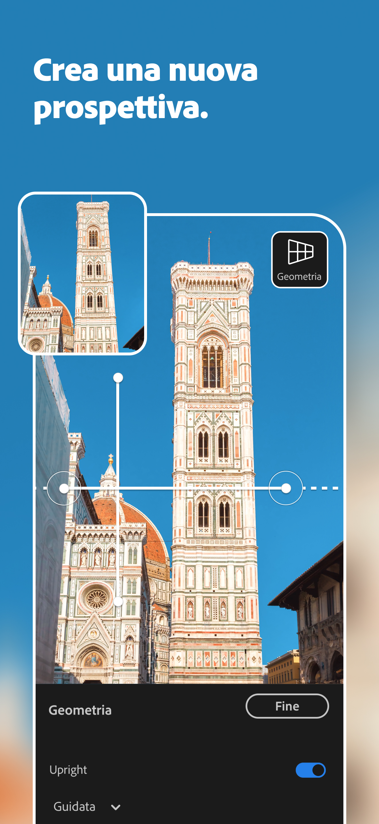 Lightroom editor foto ritocco