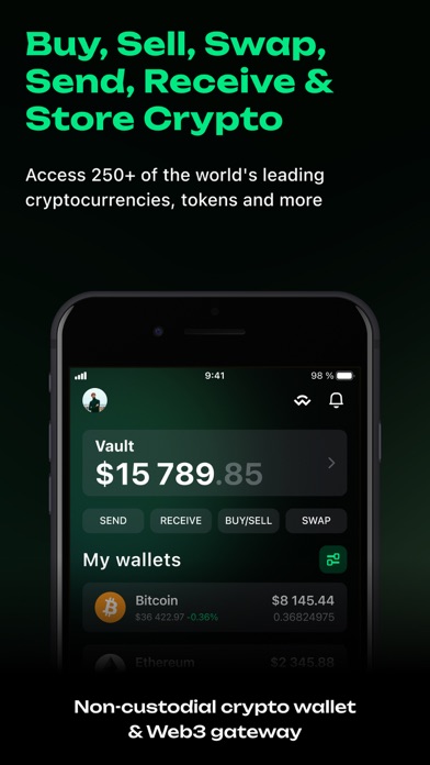Unity Wallet: Crypto & Bitcoin Screenshot