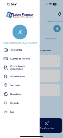León Franco Móvil iPhone screenshot