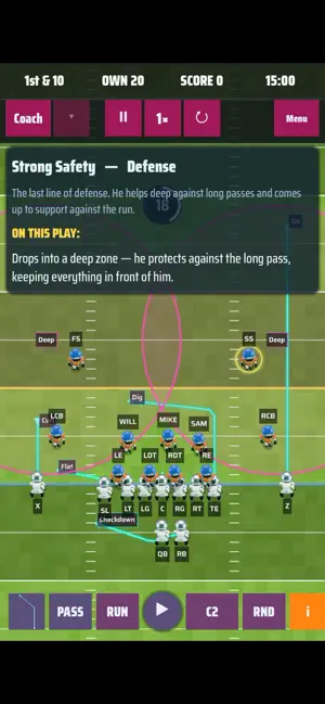 Play Action: Arcade Football screenshot 2