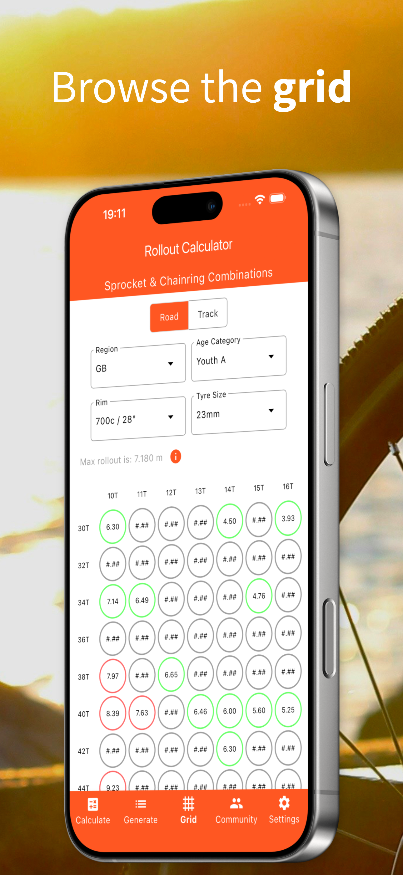 Rollout Calculator