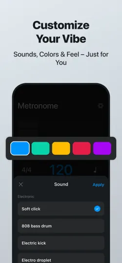Metronome - BPM Counter iPhone Ekran Görüntüsü 5