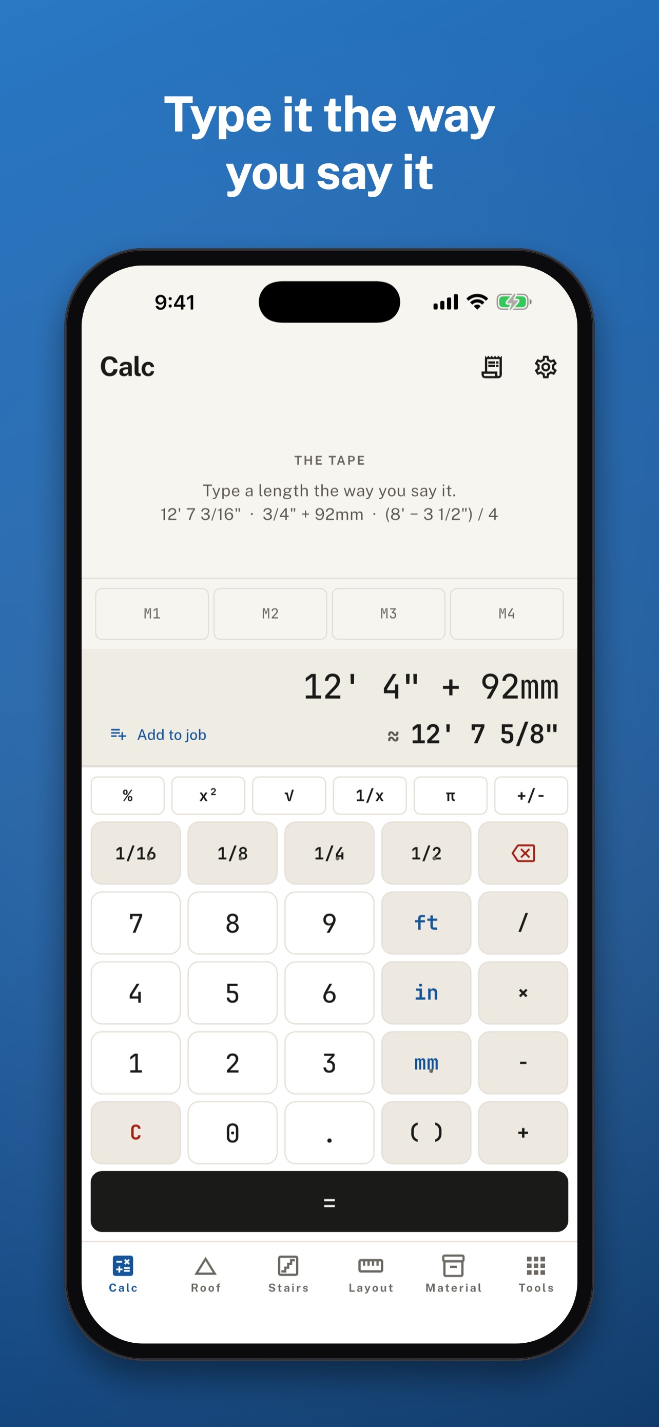 Screenshot 1 of Story Pole: Framing Calculator