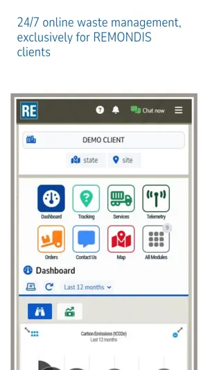 REMONDIS Client Portal screenshot 2