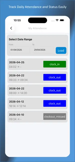 XDOT Attendance System screenshot 4