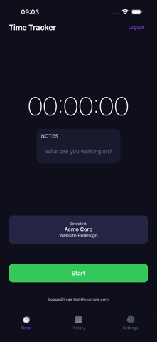 Time Tracker for freelancers Screenshot 5 of 5
