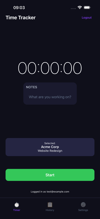 Time Tracker for freelancers Screenshot 5 of 5