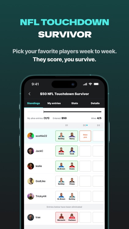 Splash Sports | Survivor & DFS screenshot-4