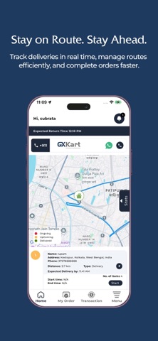 GxKart Delivery Partner screenshot