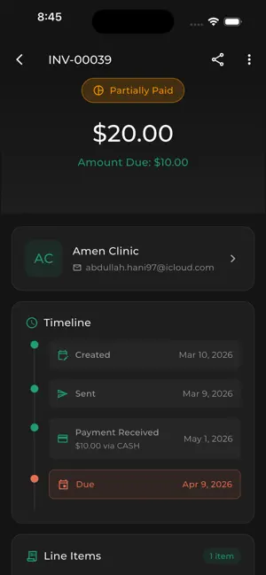 ZOVOX: Freelancer Finance screenshot 4