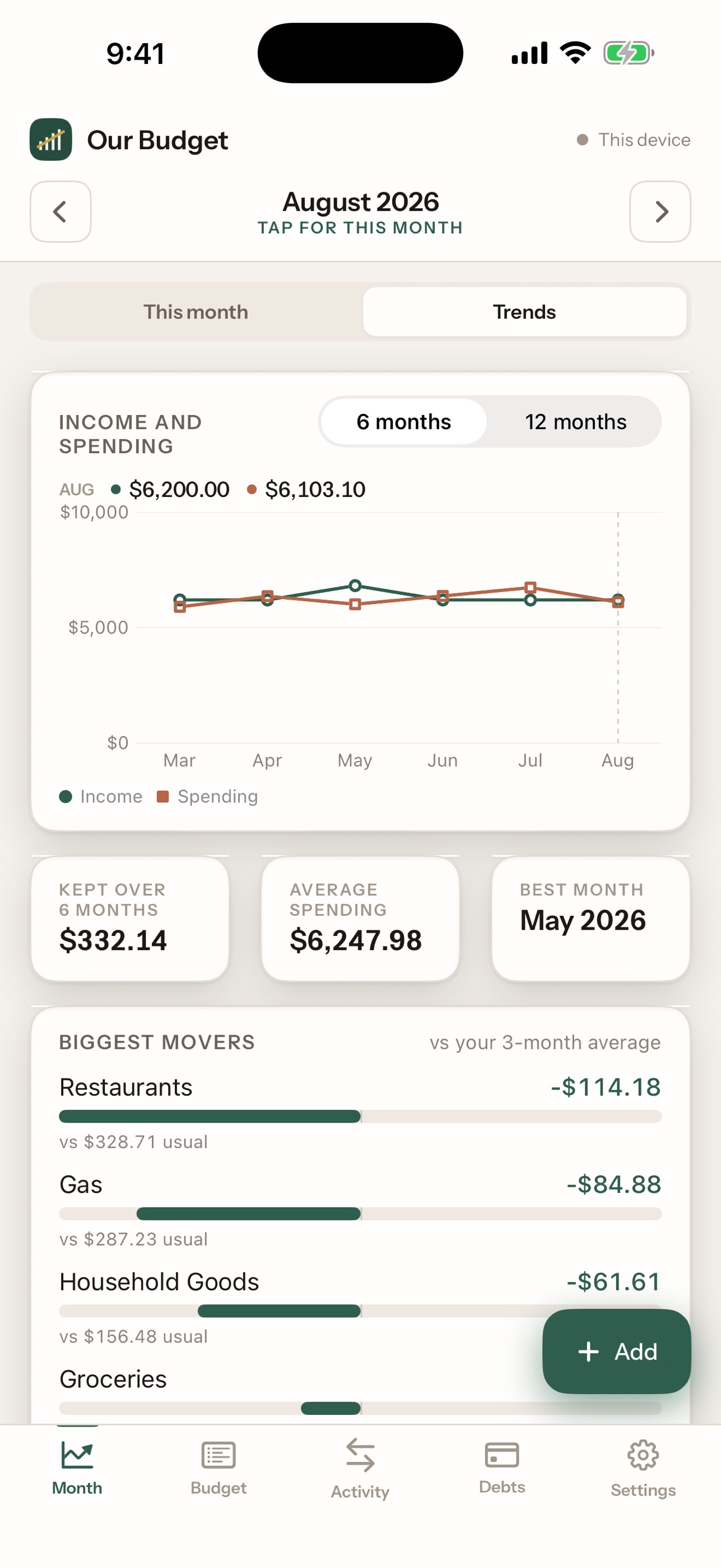 Screenshot 5 of Tally: Personal Budget