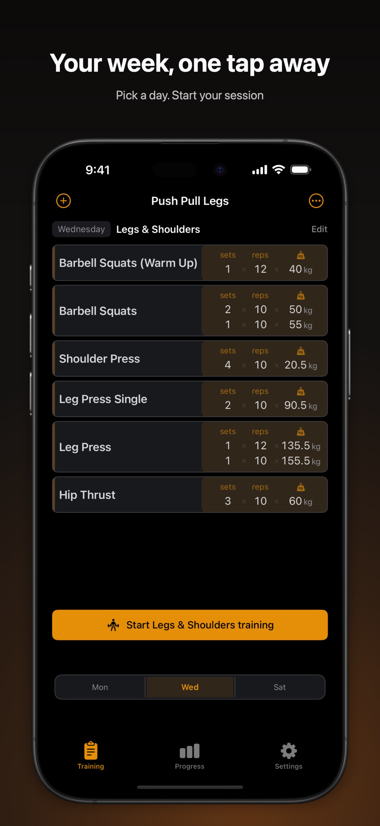 Screenshot 3 of GymRat: Workout Log & Planner