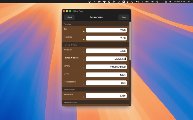 Mila's Tools: Unit Converter screenshot