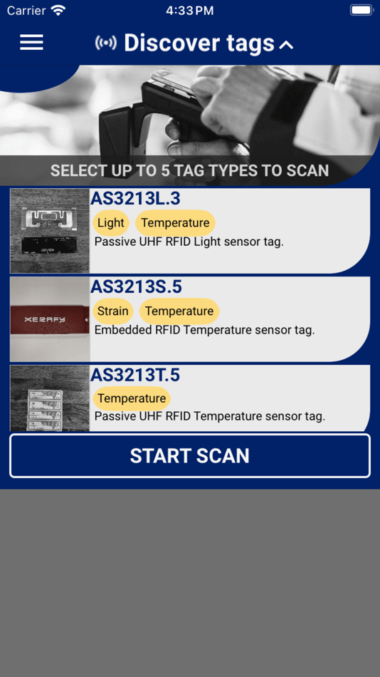 #9. Nordic ID Sensor Tag Reader (iOS) 由: Nordic ID Oy