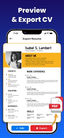 Resume Maker - Cover Letters screenshot