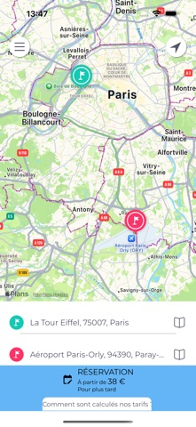 VTC prive Strasbourg screenshot