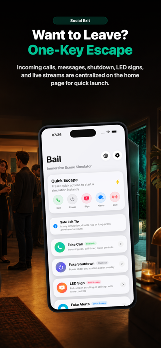 Bail: Fake Call Simulator Screenshot 1 of 6