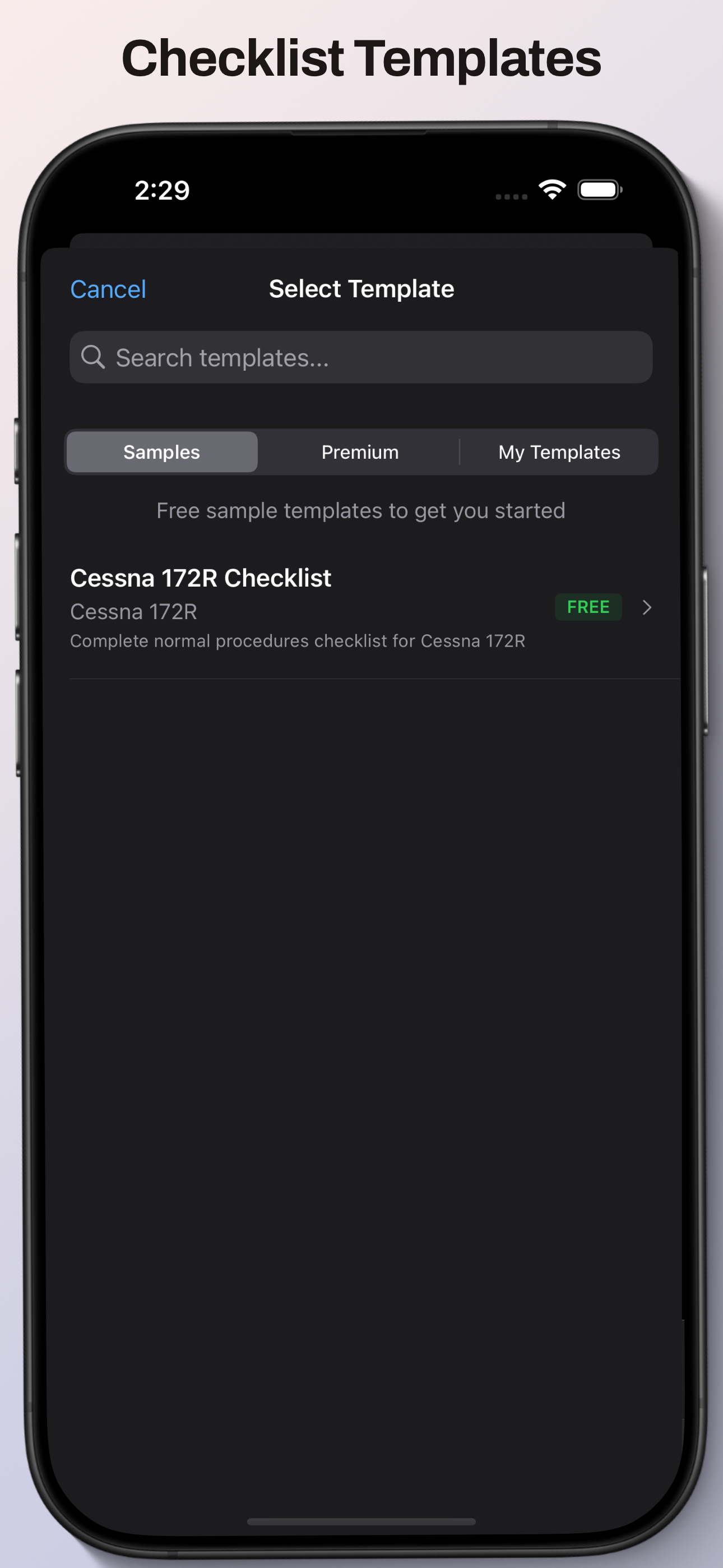 ACE Checklist Editor
