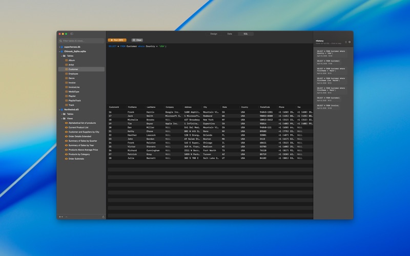 Screenshot #3 pour Aster SQLite Manager