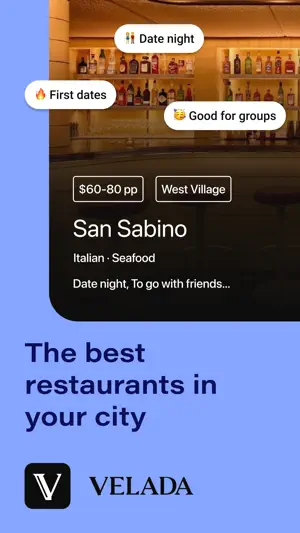 Velada · Restaurant guide screenshot 1