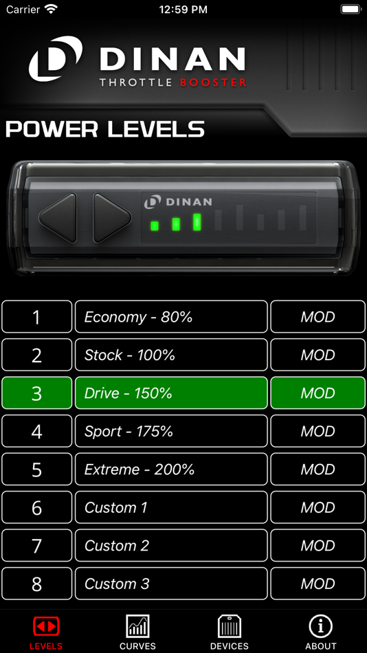 #1. DINAN THROTTLE BOOSTER (iOS) 由: Holley Performance Products