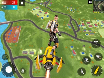 Max Fire Battlegrounds Offline iPad screenshot