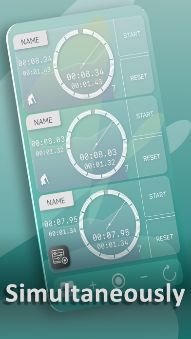 Multi-Timer; Stopwatch & Timer Screenshot