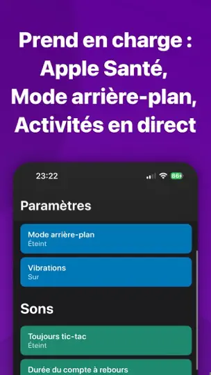 Capture d'écran de Interval Timer: Chronomètre sur iPhone 6