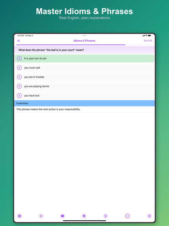 Screenshot #6 pour 11+ Vocabulary Builder LT